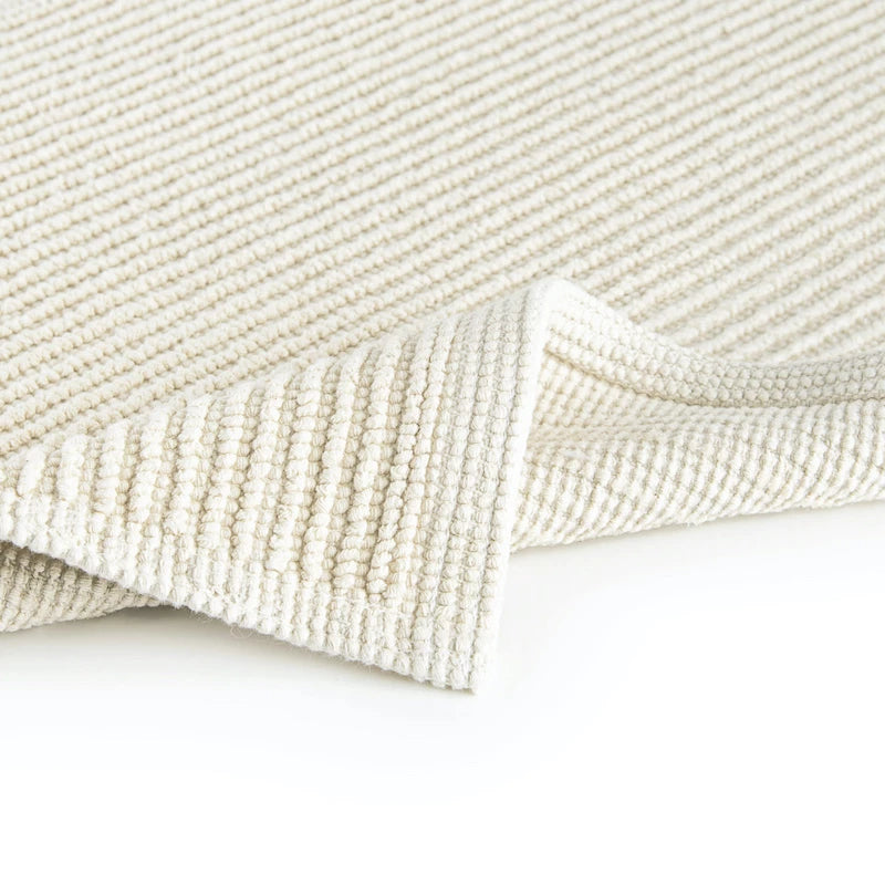 Ribbon duschmatta i högkvalitativ 100% bomull, snabbtorkande, halskyddad, materialbild