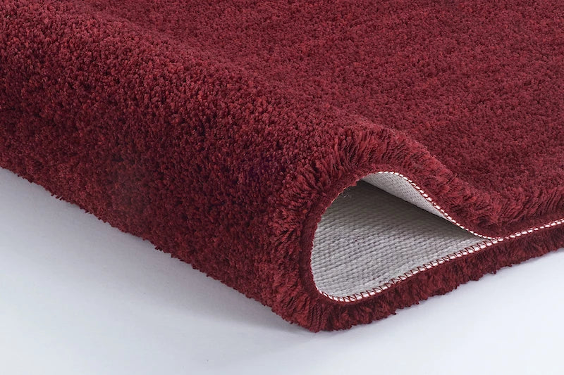 Badrumsmatta i 100% polyester, halskyddad baksida, materialbild