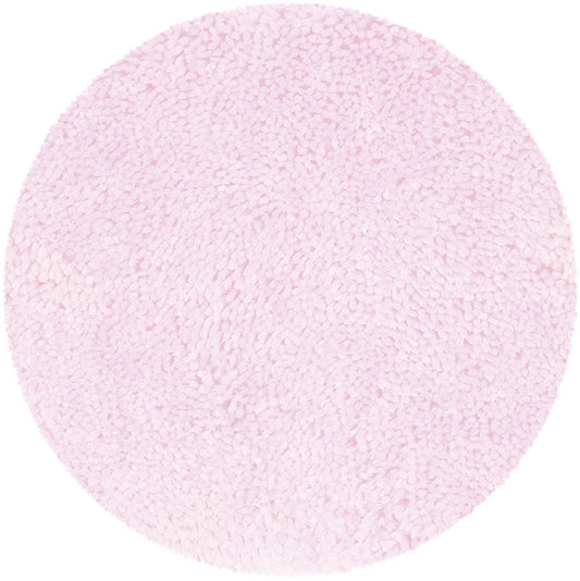 Badrumsmatta Highland, rosa, rund