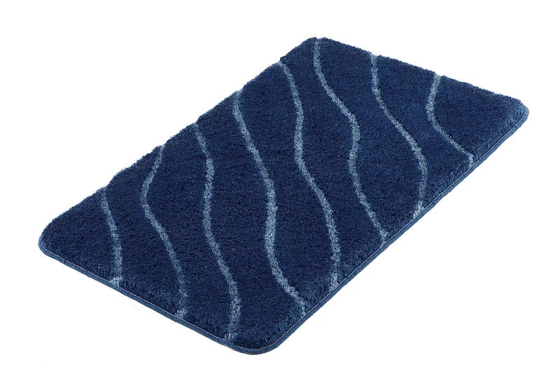 Badrumsmattan Tram 100% polyakryl, halkskyddad undersida