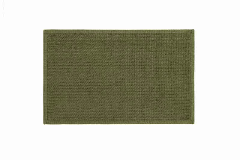 Ribbon duschmatta i högkvalitativ 100% bomull, snabbtorkande, halskyddad