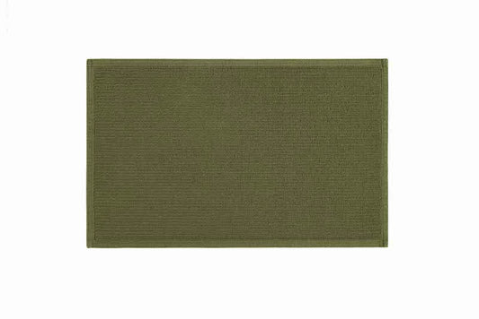 Ribbon duschmatta i högkvalitativ 100% bomull, snabbtorkande, halskyddad