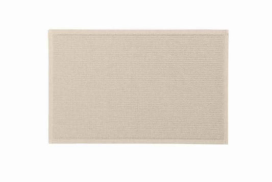 Ribbon duschmatta i högkvalitativ 100% bomull, snabbtorkande, halskyddad