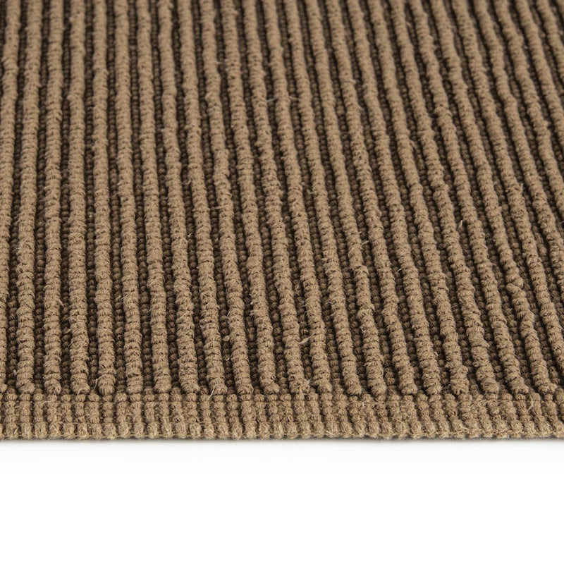 Ribbon duschmatta i högkvalitativ 100% bomull, snabbtorkande, halskyddad, närbild