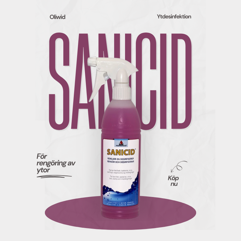 ytdesinficering, ytdesinfektion, allrengöring