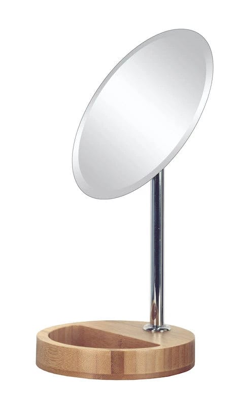 Spegel, fot med smyckeshållare