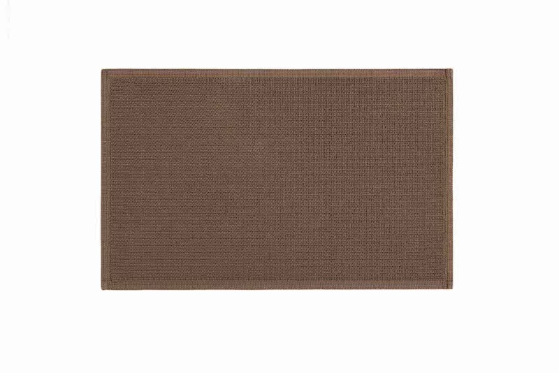 Ribbon duschmatta i högkvalitativ 100% bomull, snabbtorkande, halskyddad