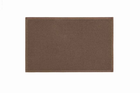 Ribbon duschmatta i högkvalitativ 100% bomull, snabbtorkande, halskyddad