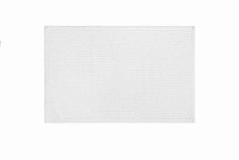 Ribbon duschmatta i högkvalitativ 100% bomull, snabbtorkande, halskyddad